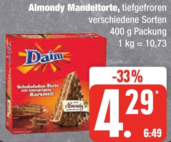 Edeka Almondy Mandeltorte 400 g Packung Angebot