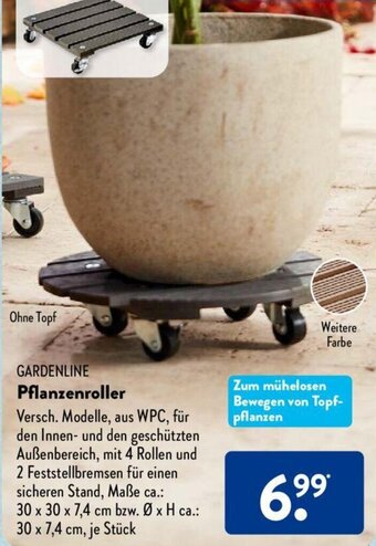 Aldi Süd GARDENLINE Pflanzenroller Angebot