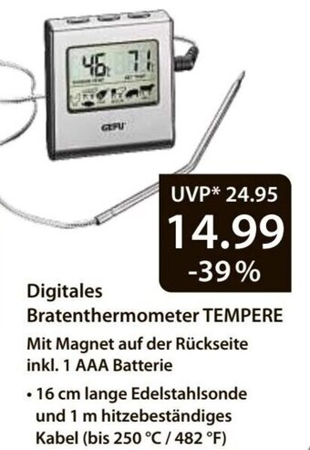 V Markt GEFU Digitales Bratenthermometer TEMPERE Angebot
