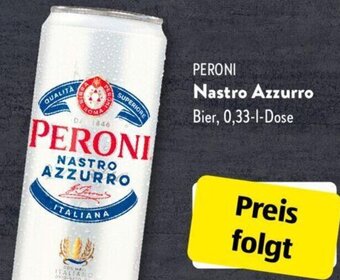 Aldi Süd PERONI Nastro Azzurro 0,33 L Dose Angebot