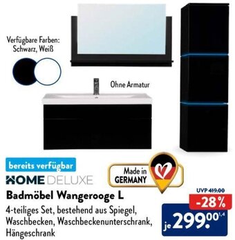 Aldi Süd HOME DELUXE Badmöbel Wangerooge L Angebot