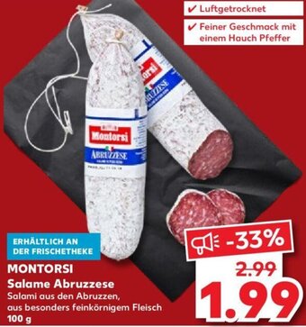 Kaufland MONTORSI Salame Abruzzese 100 g Angebot