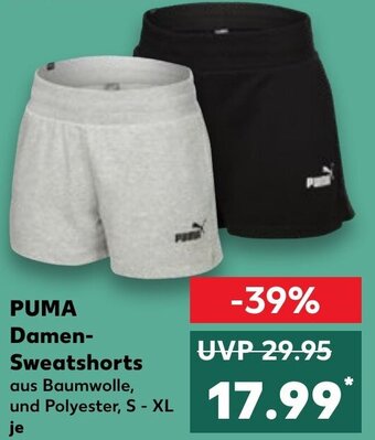 Kaufland PUMA Damen-Sweatshorts Angebot