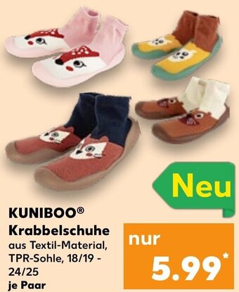 Kaufland KUNIBOO Krabbelschuhe Angebot