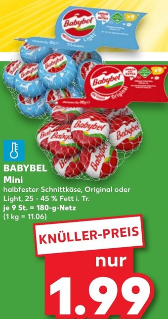 Kaufland BABYBEL Mini 180 g Netz Angebot