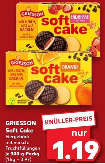 Kaufland GRIESSON Soft Cake 300-g-Packg. Angebot