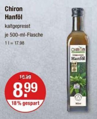 V Markt Chiron Hanföl je 500-ml-Flasche Angebot