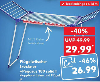 Kaufland Flügelwäsche-trockner Pegasus 180 solid Angebot