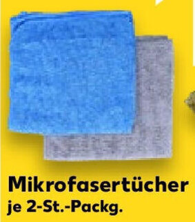 Kaufland Mikrofasertücher Scheuerpads 2-St.-Packg. Angebot