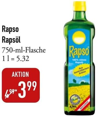 Galeria Markthalle Rapso Rapsöl 750-ml Flasche Angebot