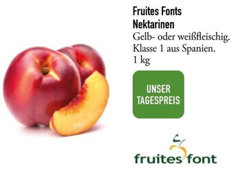 Galeria Markthalle Fruites Fonts Nektarinen 1 kg Angebot