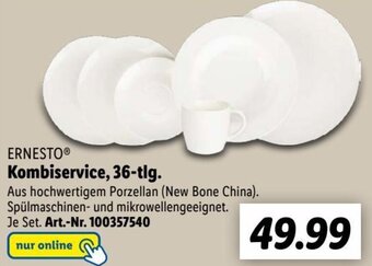 Lidl ERNESTO Kombiservice, 36-tlg. Angebot