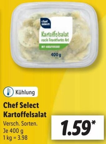 Lidl Chef Select Kartoffelsalat 400 g Angebot