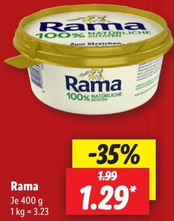 Lidl Rama 400 g Angebot