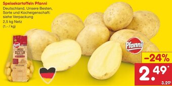 Netto Marken-Discount Speisekartoffeln Pfanni 2,5 kg Netz Angebot