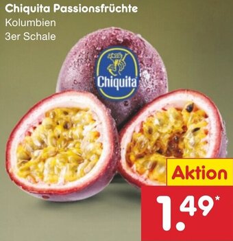 Netto Marken-Discount Chiquita Passionsfrüchte 3er Schale Angebot