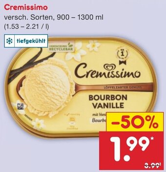 Netto Marken-Discount Cremissimo 900-1300 ml Angebot