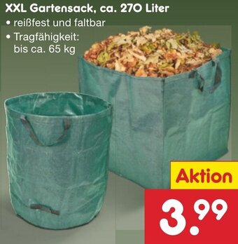 Netto Marken-Discount XXL Gartensack, ca. 270 Liter Angebot