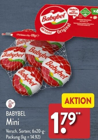 Aldi Nord BABYBEL Mini 6x20 g Packung Angebot