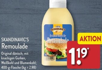 Aldi Nord SKANDINAVIC'S Remoulade 400 g Flasche Angebot