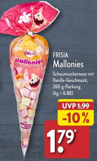 Aldi Nord FRISIA Mallonies 260 g Packung Angebot