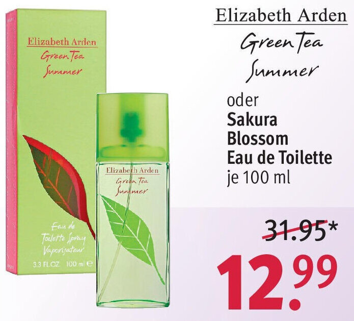 Elizabeth Arden Green Tea Summer oder Sakura Blossom Eau de Toilette