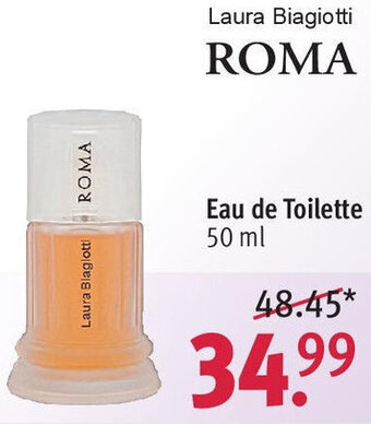 Rossmann Laura Biagiotti ROMA Eau de Toilette 50 ml Angebot