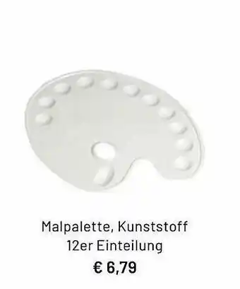 Idee Creativmarkt Malpalette, Kunststoff Angebot