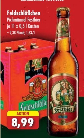 Lösch Depot Feldschlößchen Pichmännel Festbier je 11 x 0,5 I Kasten Angebot