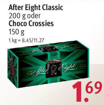 Rossmann After Eight Classic 200 g oder Choco Crossies 150 g Angebot