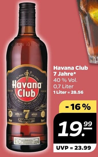 NETTO Havana Club 7 Jahre 0,7 Liter Angebot