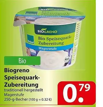 Famila Nord Ost Biogreno Speisequark Zubereitung Angebot