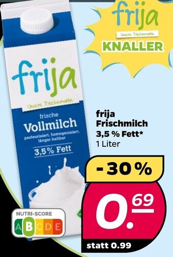 NETTO frische Frischmilch 3,5 % Fett 1 Liter Angebot