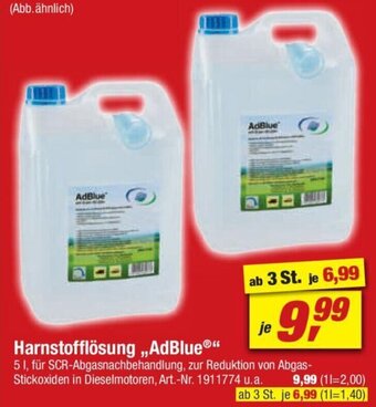 toom Baumarkt Harnstofflösung AdBlue Angebot
