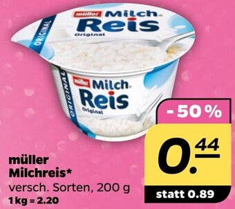 NETTO müller Milchreis 200 g Angebot