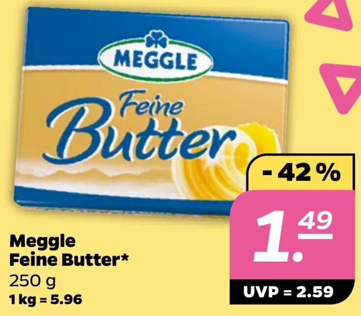 Meggle Feine Butter 250 g Angebot bei NETTO