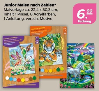 NETTO Junior Malen nach Zahlen Angebot