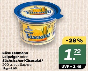 NETTO Käse Lehmann Leipziger oder Sächsischer Käsesalat 200 g Angebot