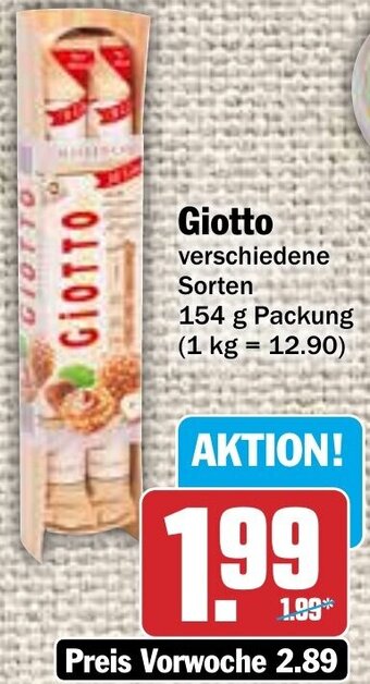 Hit Giotto 154 g Packung Angebot