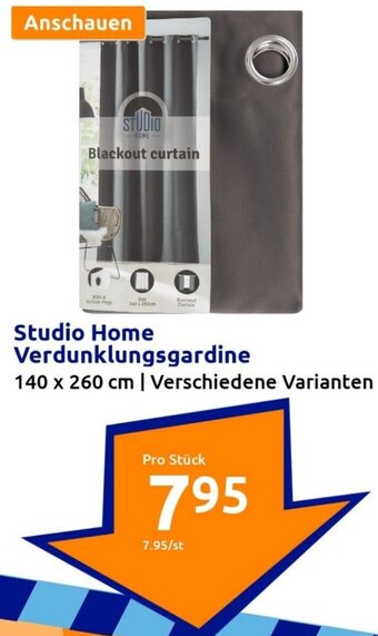 Action Studio Home Verdunklungsgardine Angebot