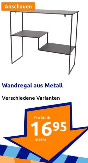 Action Wandregal aus Metall Angebot