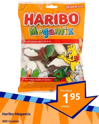 Action Haribo Megamix 400 Gramm Angebot