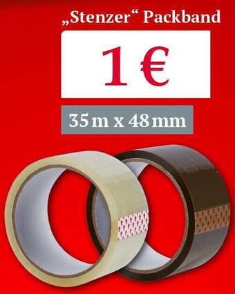 Woolworth Stenzer Packband 35 m x 48 mm Angebot