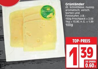 Edeka Grünländer 100 g Angebot