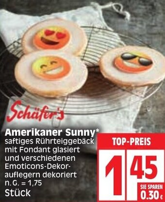 Edeka Schäfer's Amerikaner Sunny Angebot