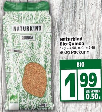 Edeka Naturkind Bio-Quinoa 400 g Packung Angebot