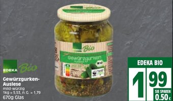 Edeka EDEKA Gewürzgurken-Auslese 670 g Glas Angebot
