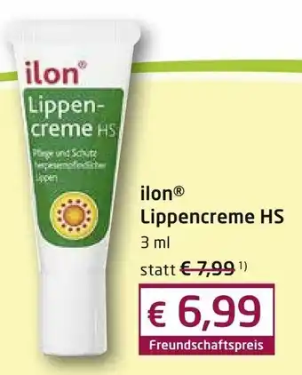 Saniplus Ilon Lippencreme HS 3ml Angebot