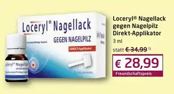 Saniplus Loceryl Nagellack gegen Nagelpilz Direkt Applikator 3ml Angebot