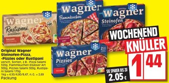 Edeka Original Wagner Steinofen-Pizza, Pizzies oder Rustipani Angebot